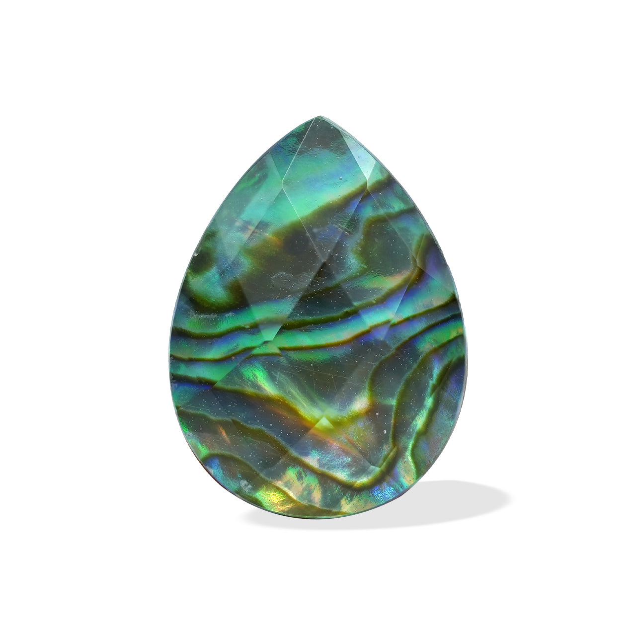 Abalone Shell Doublet Pear 16 x 12mm