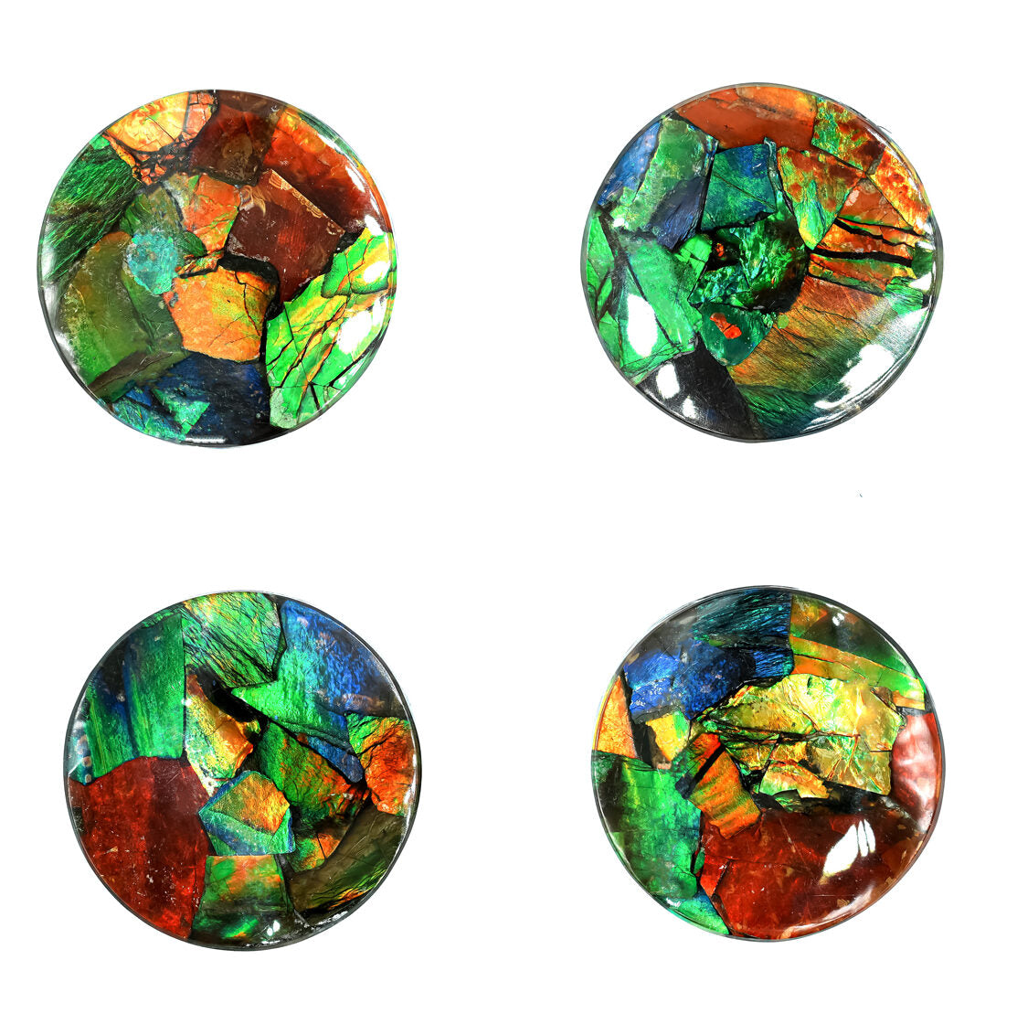 Ammolite Round Cabochon 27 mm