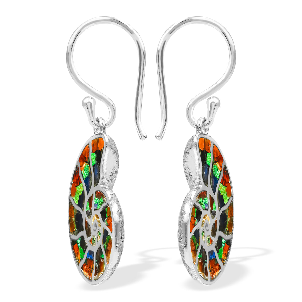 Ammolite Earring