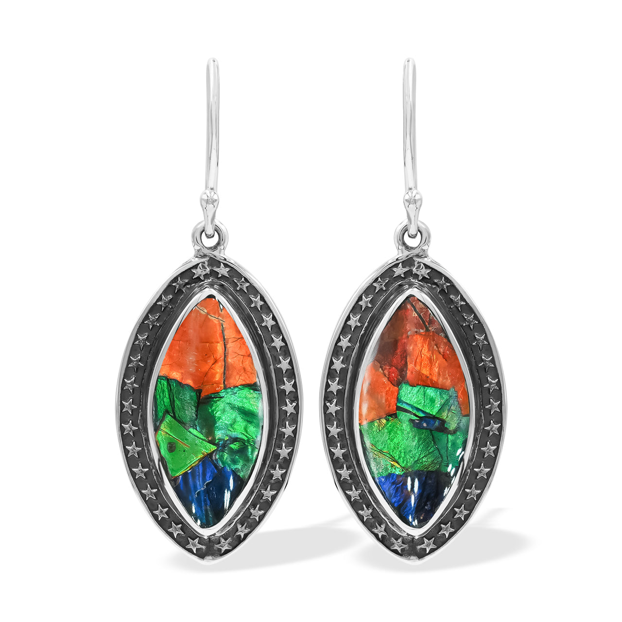 Ammolite Marquise Earring