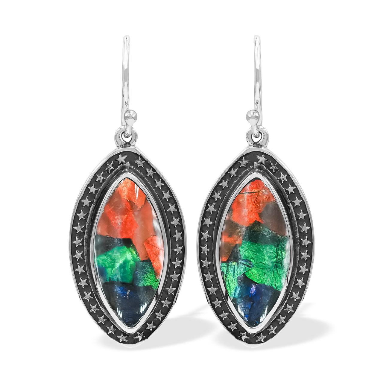 Ammolite Marquise Earring