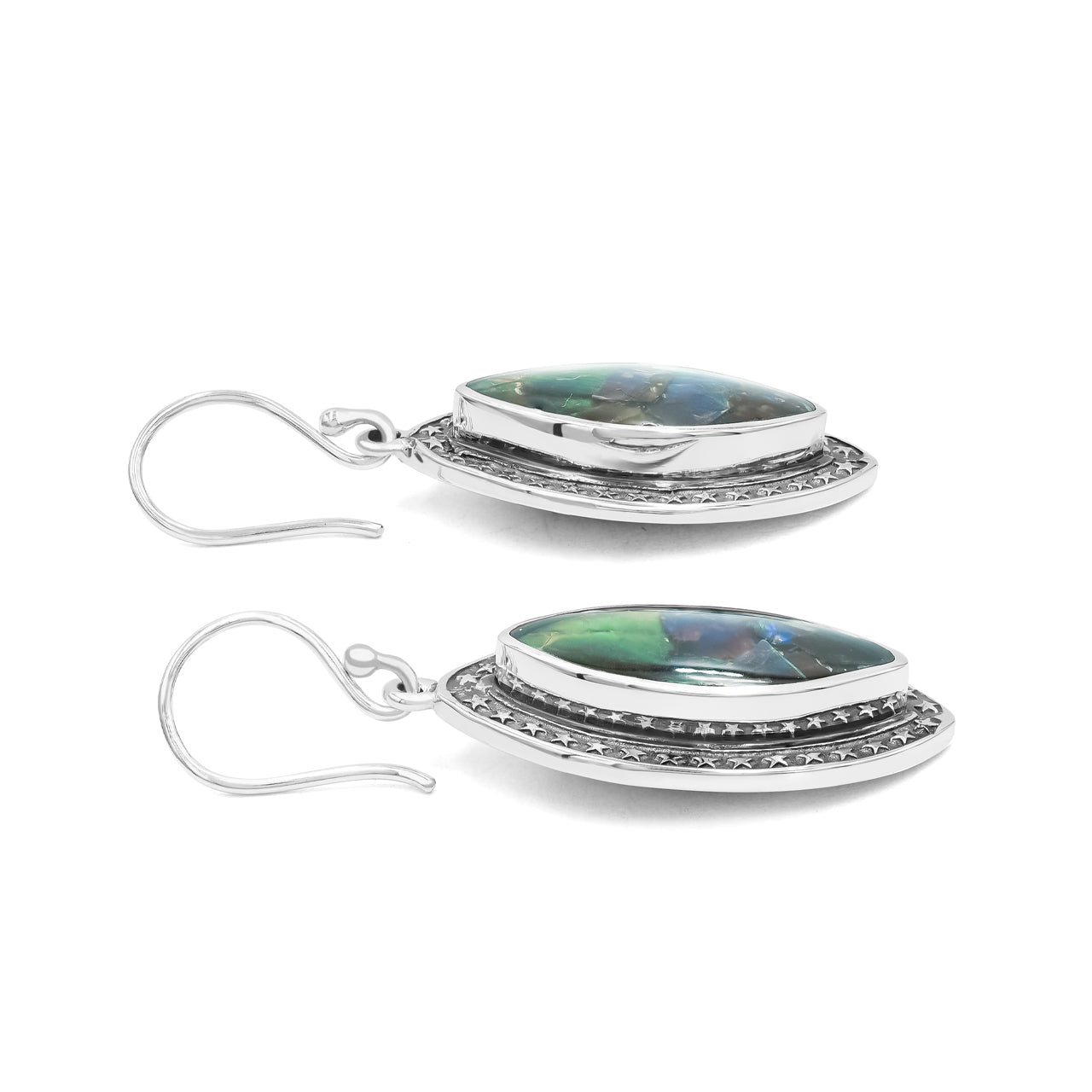 Ammolite Marquise Earring