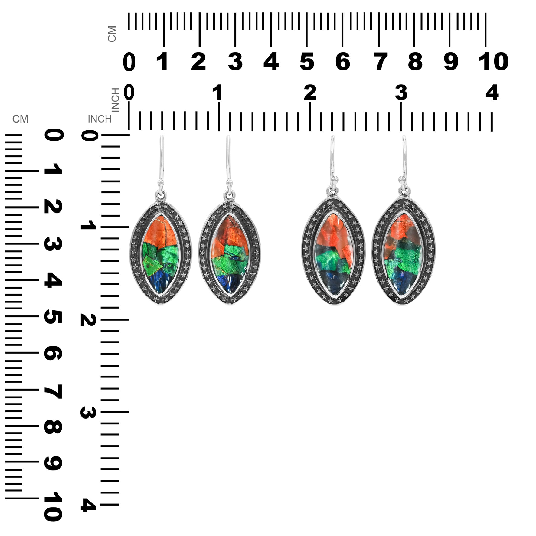 Ammolite Marquise Earring