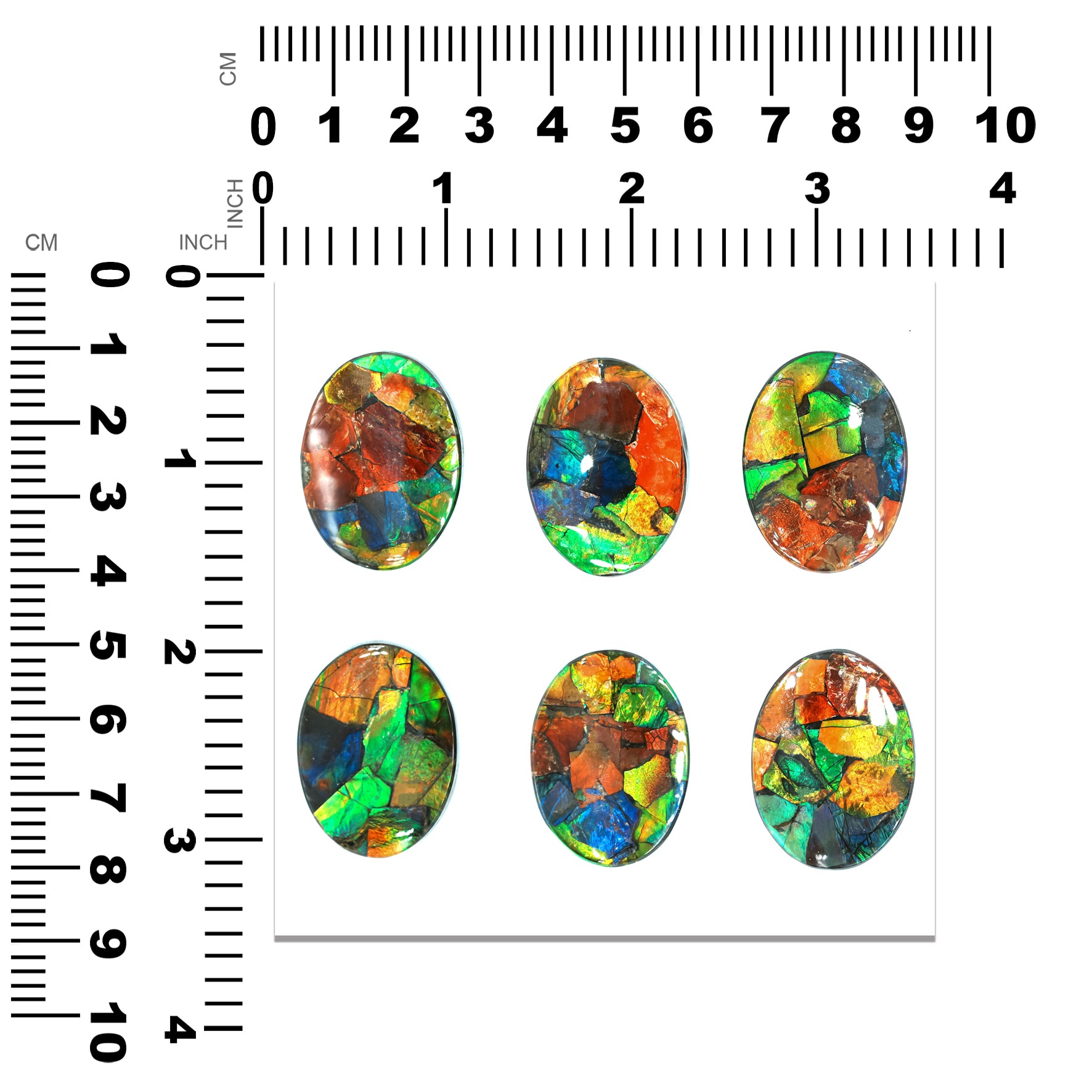 Ammolite Oval Cabochon 27 mm