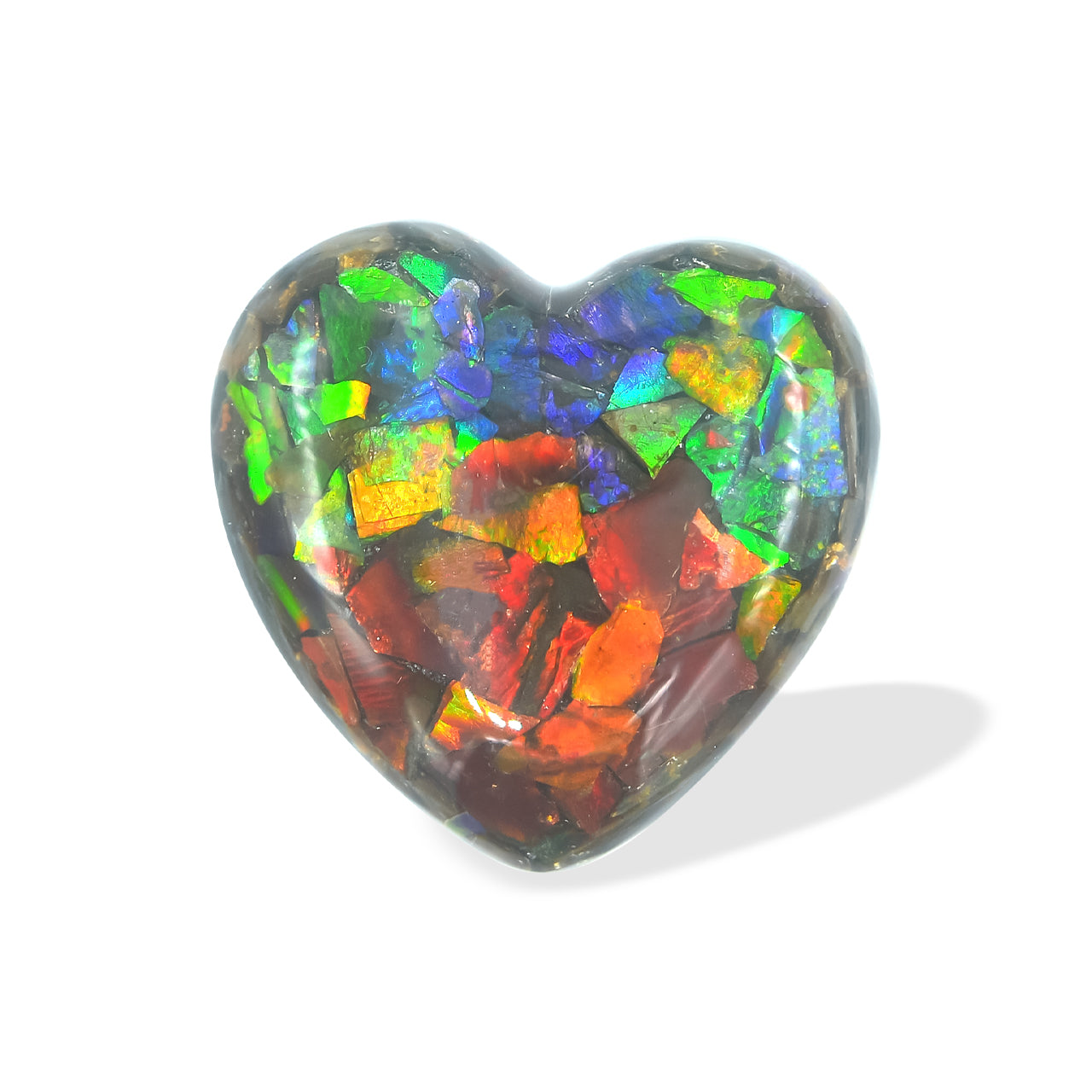 Ammolite heart