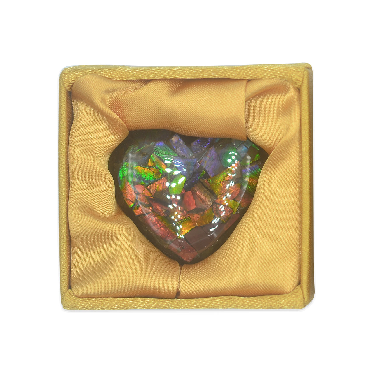 Ammolite heart