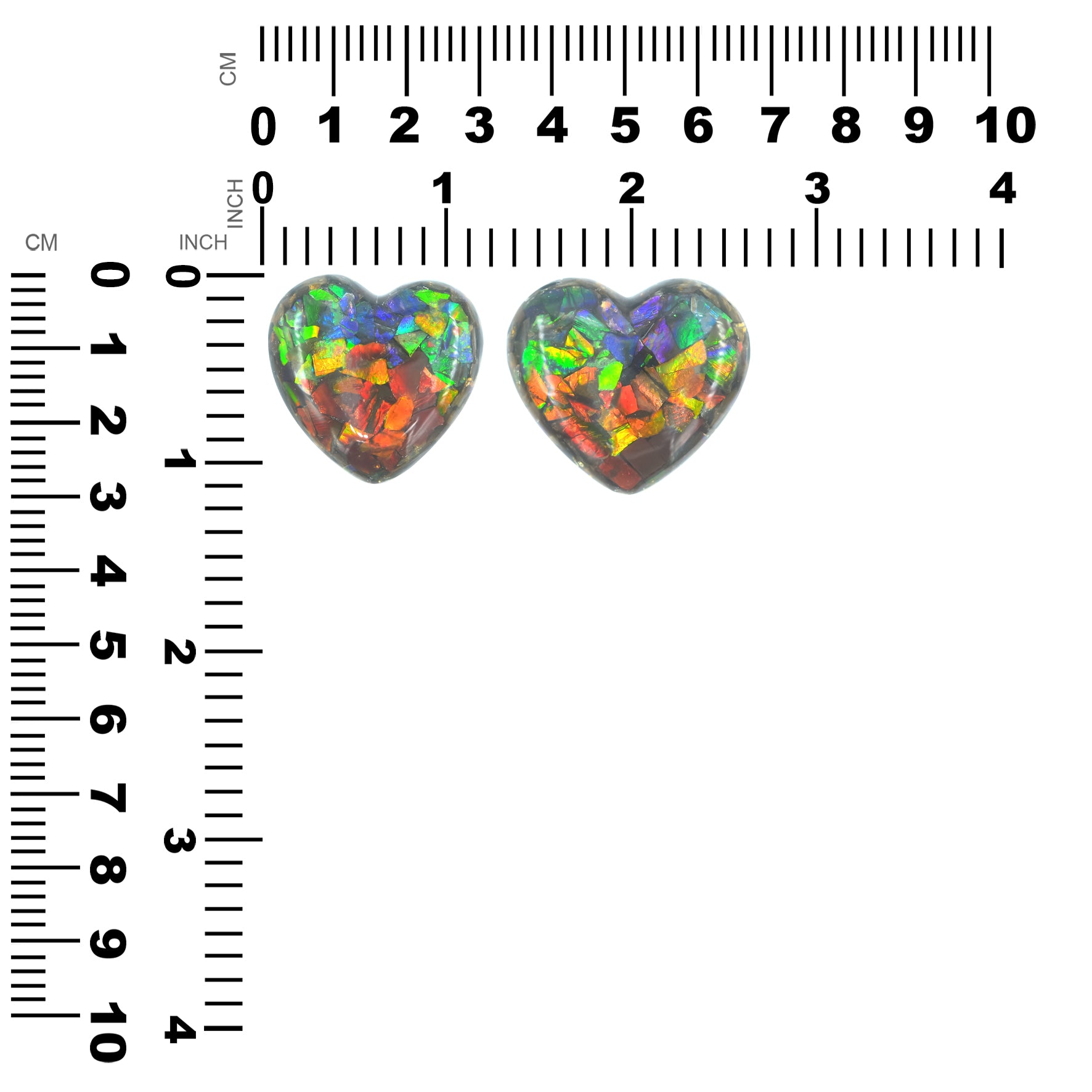 Ammolite heart