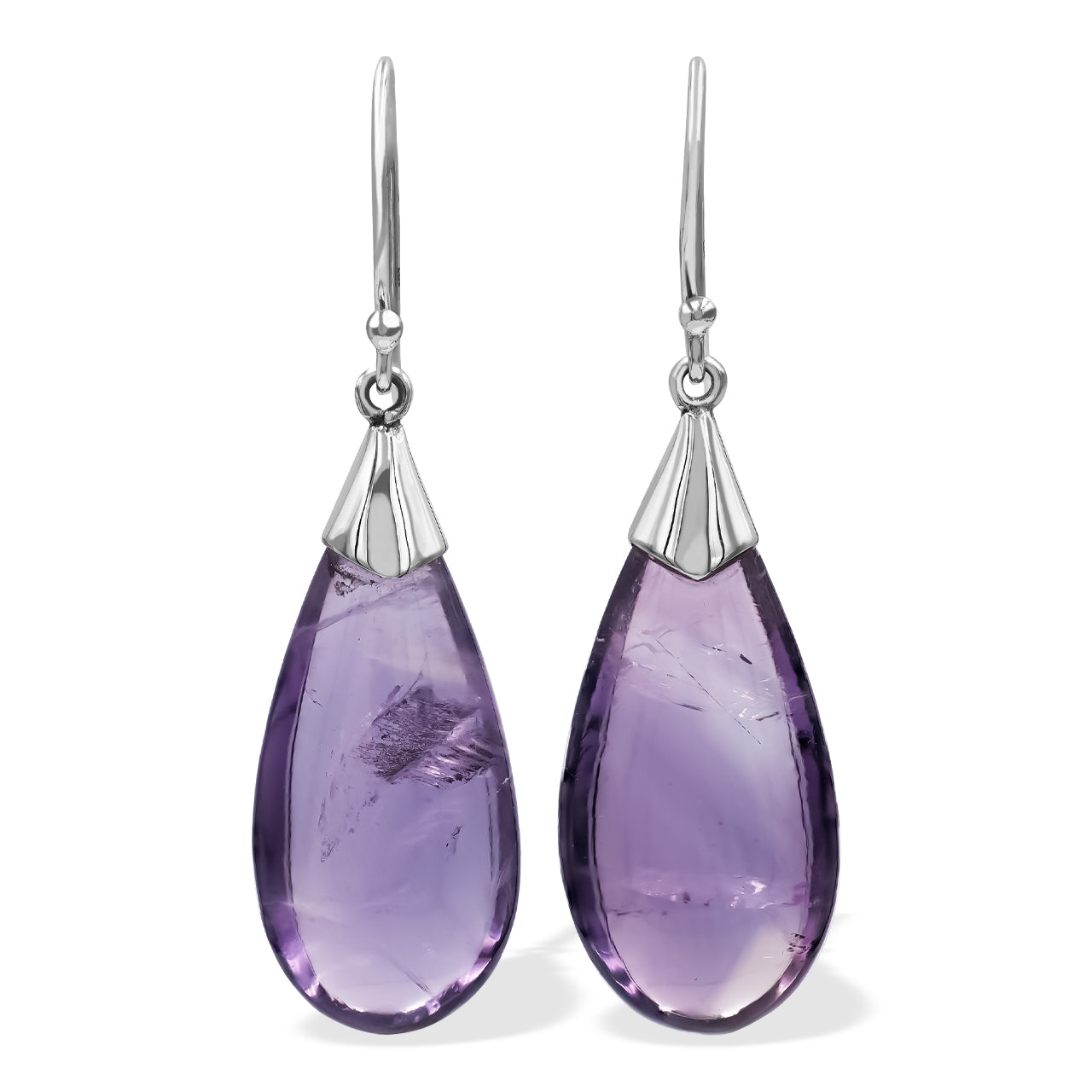 Amethyst Single Chop Earrings