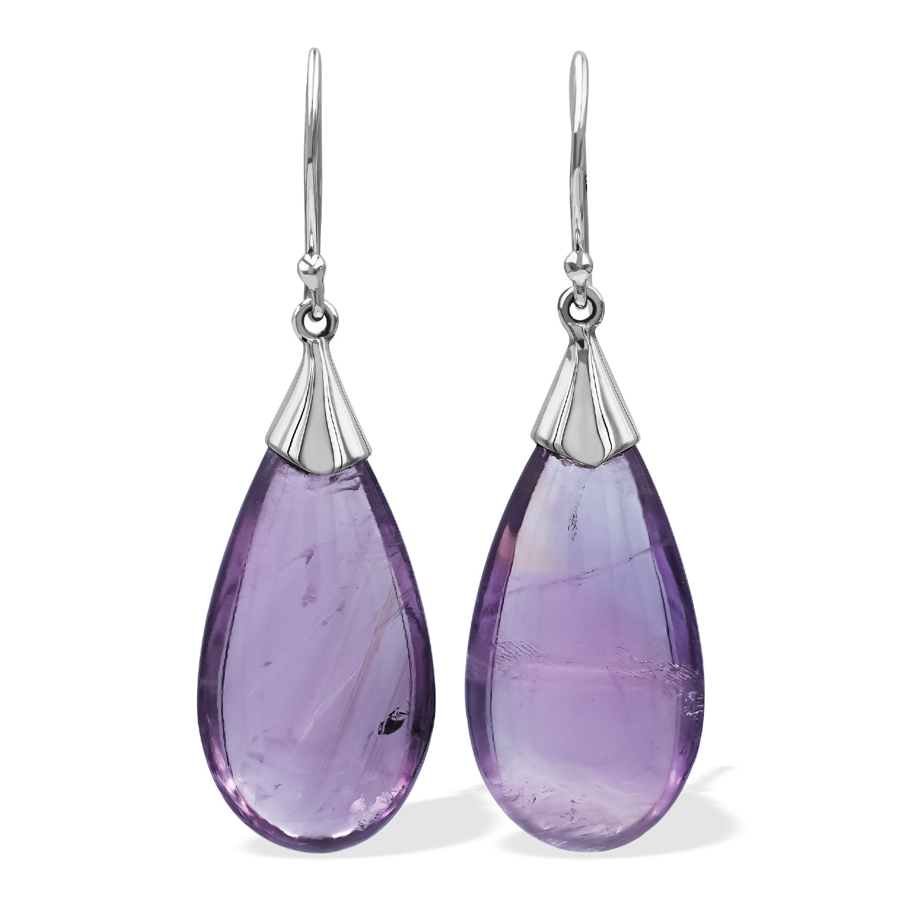 Amethyst Single Chop Earrings