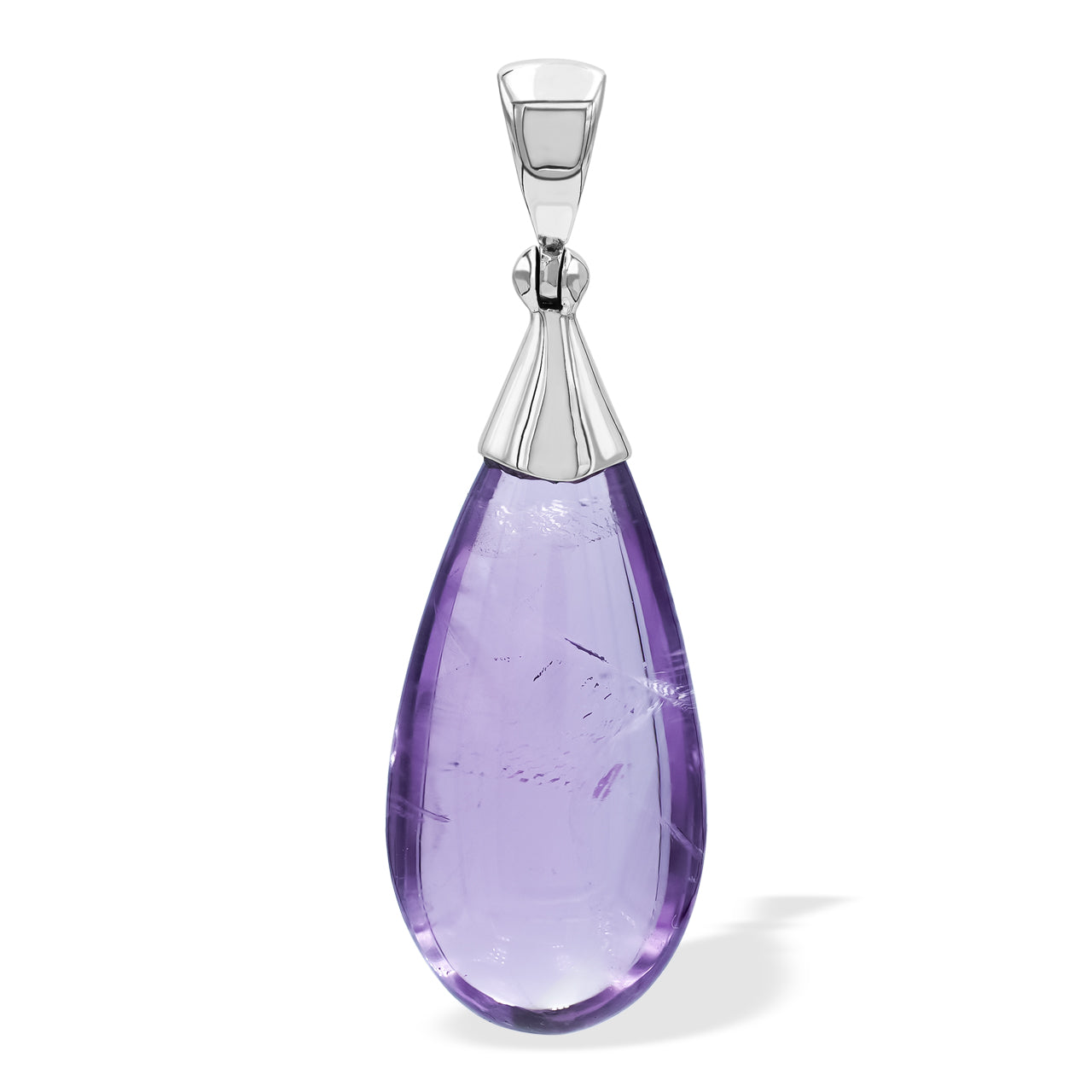 Amethyst Teardrop Pendant