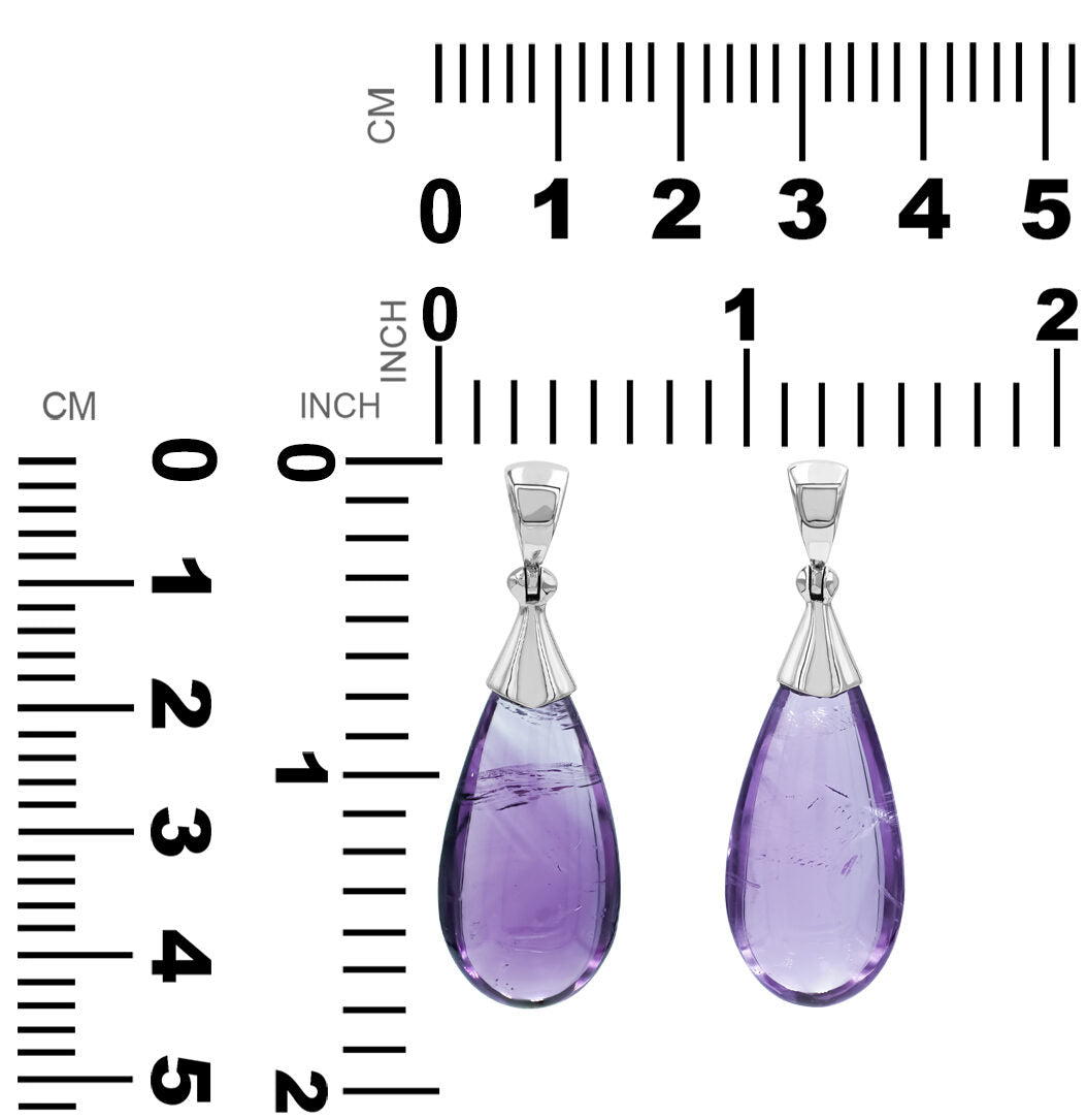 Amethyst Teardrop Pendant