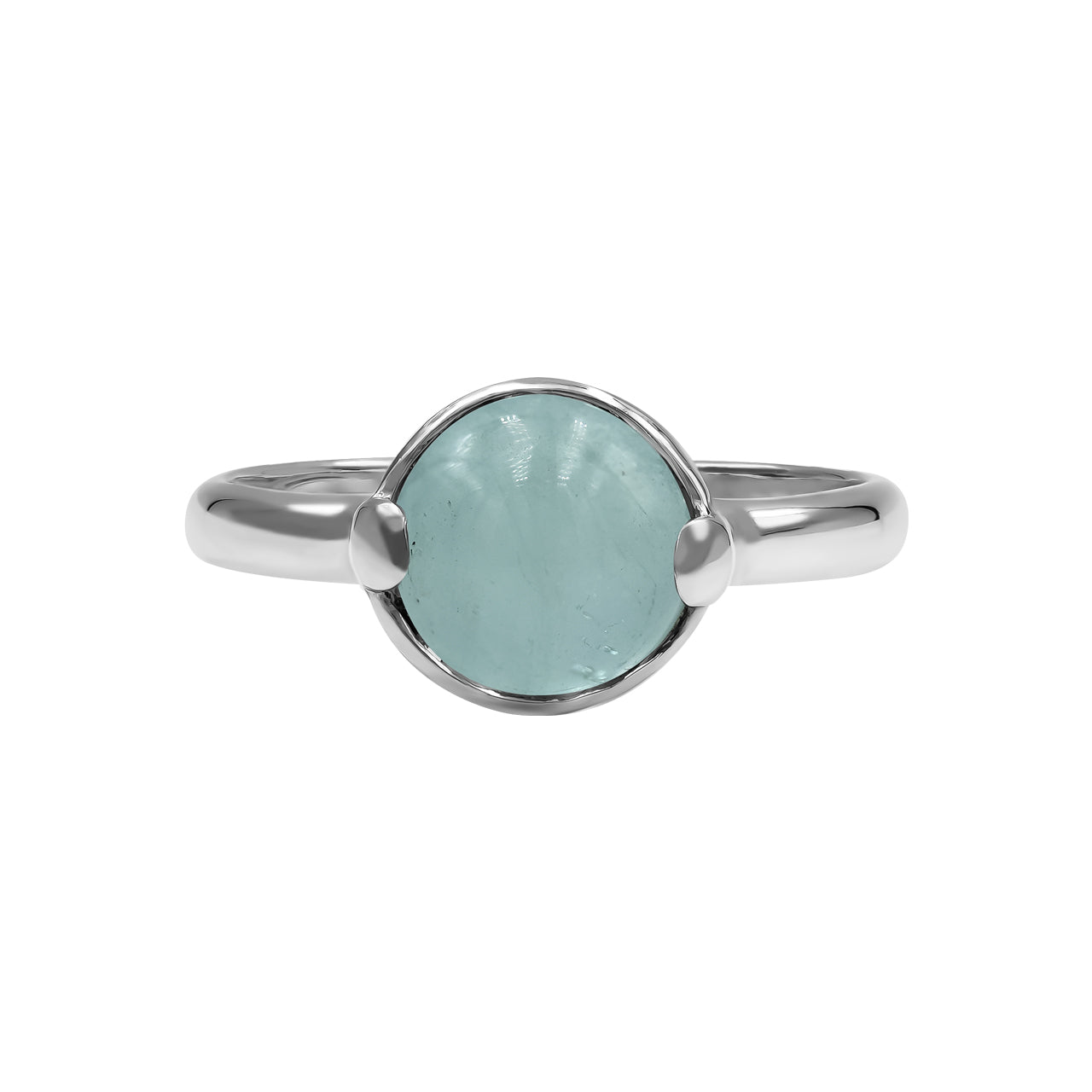 Aquamarine  Sphere Ring