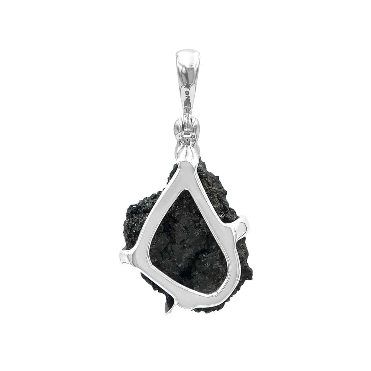 Captivating Black Garnet Crystal Pendant 1.2" Tall