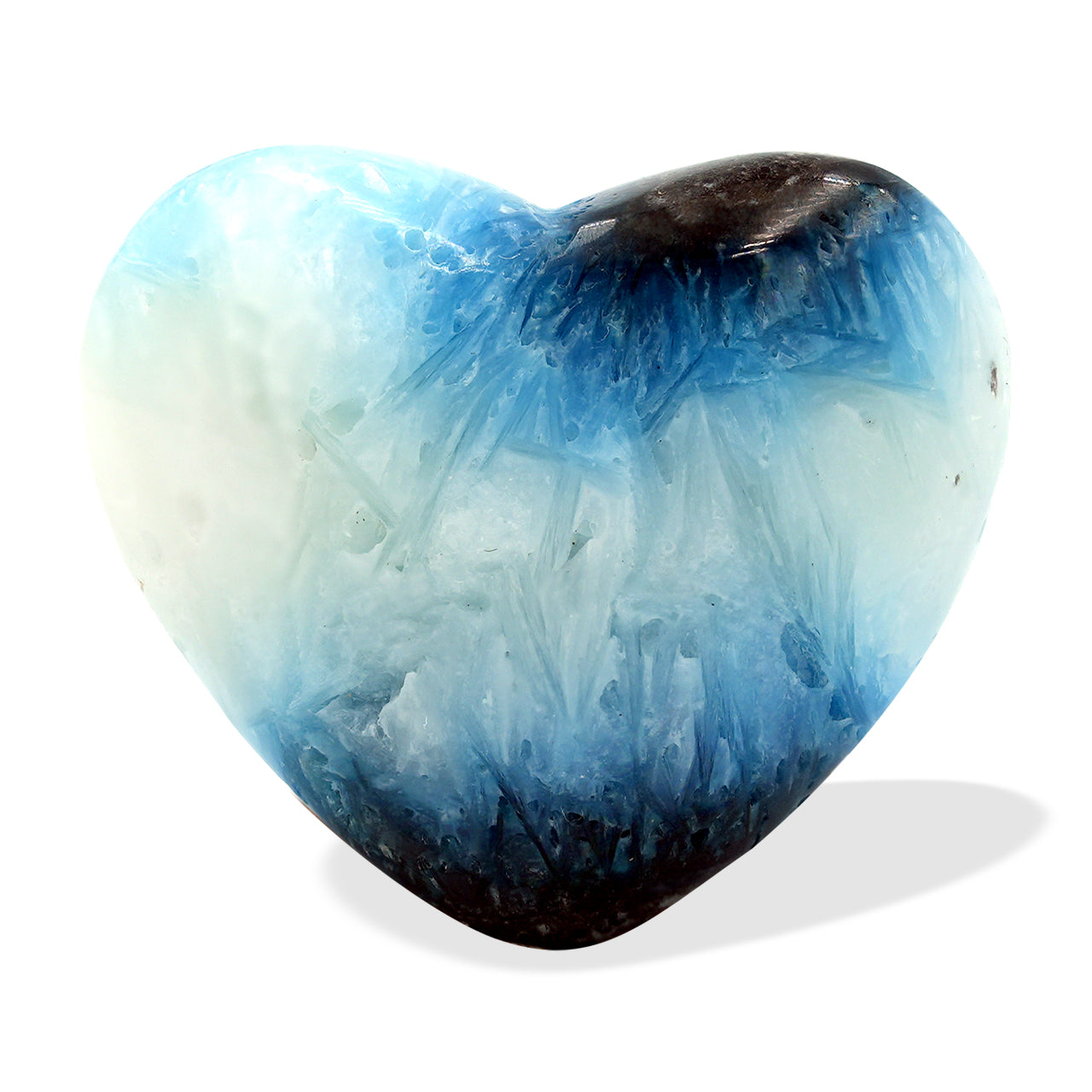 Blue Ice Heart Medium