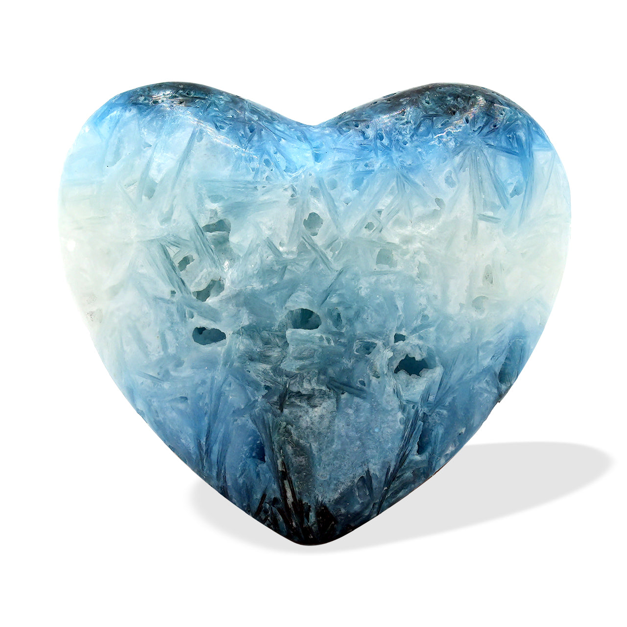 Blue Ice Heart Medium