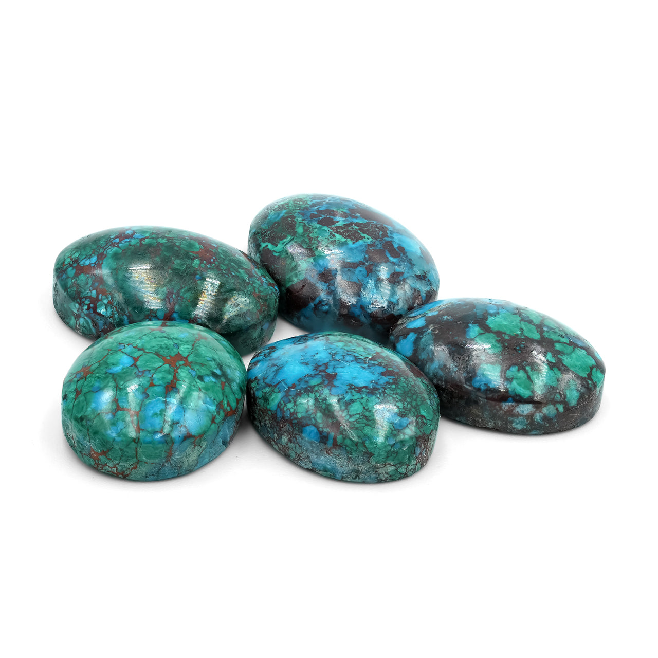 Chile Chrysocolla Oval cabochon 20mm