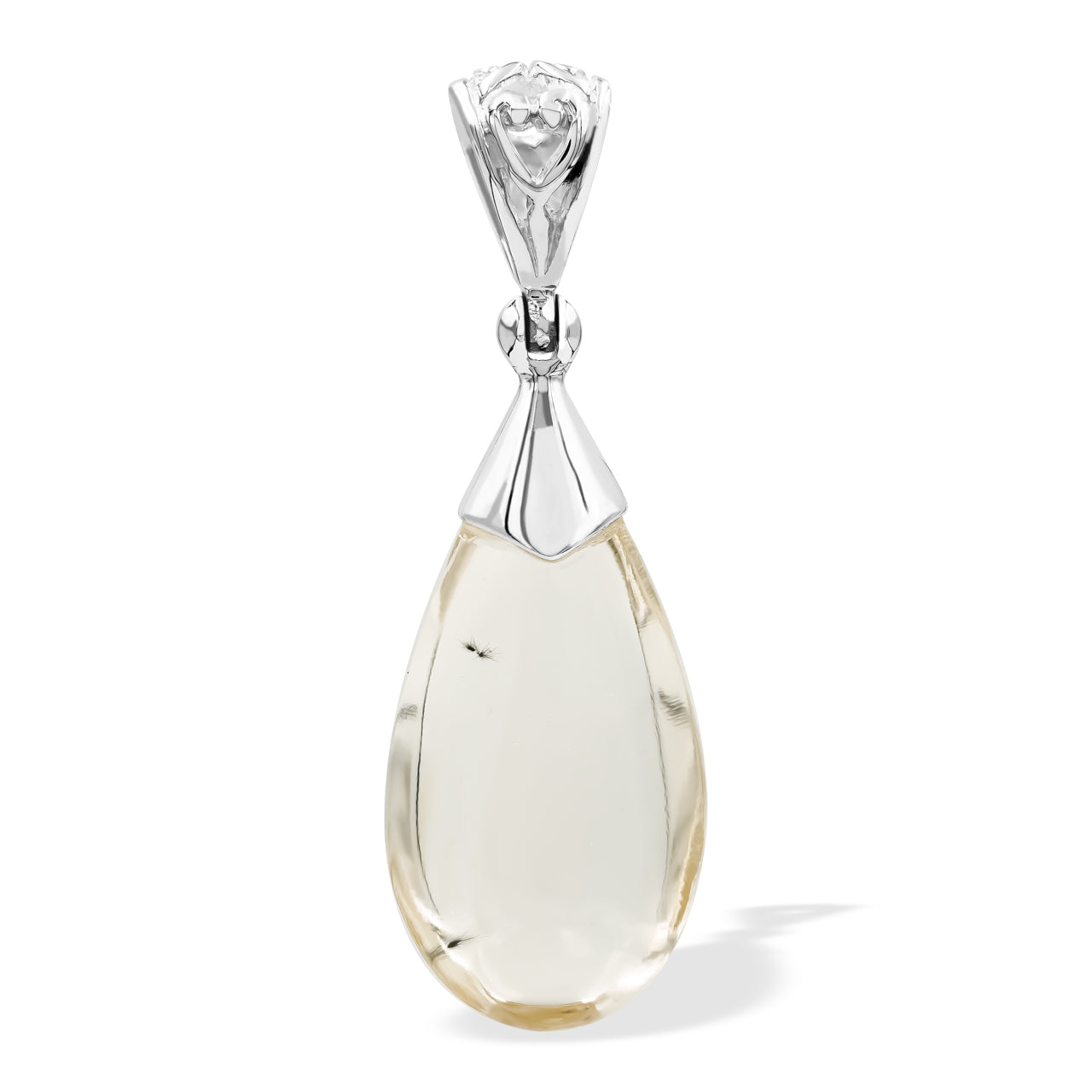 Citrine Teardrop Pendant