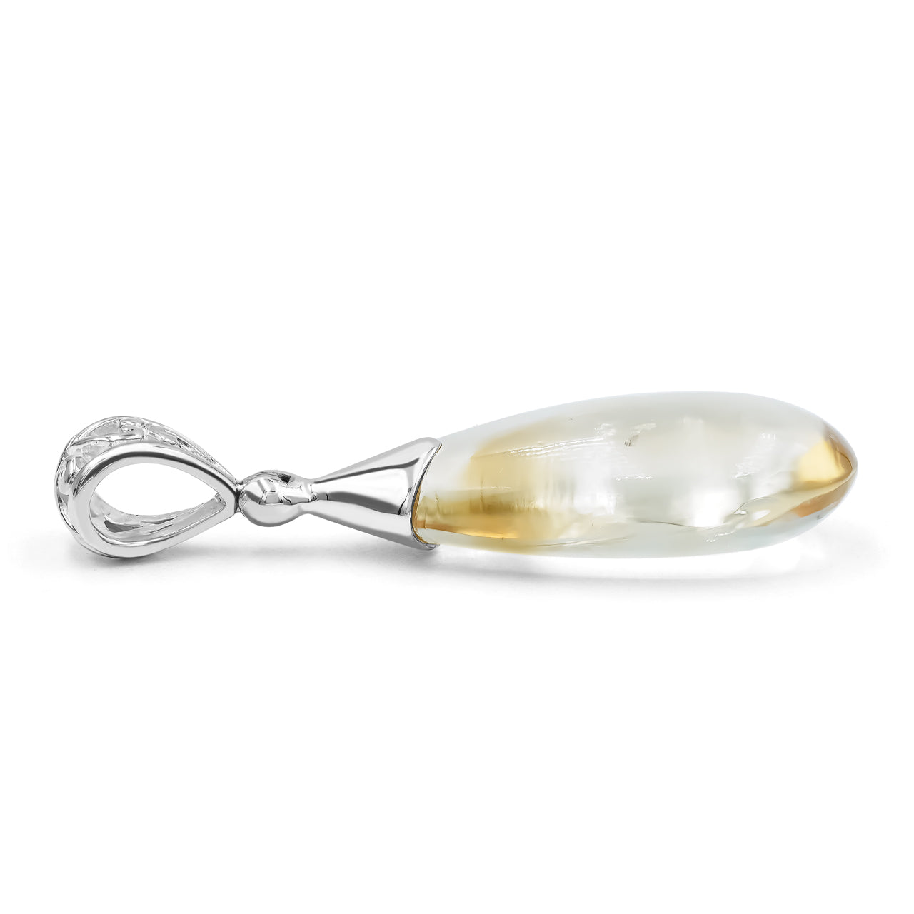 Citrine Teardrop Pendant