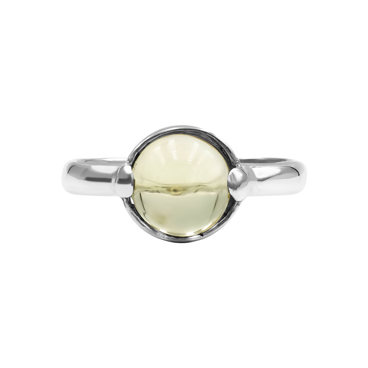 Citrine Sphere Ring