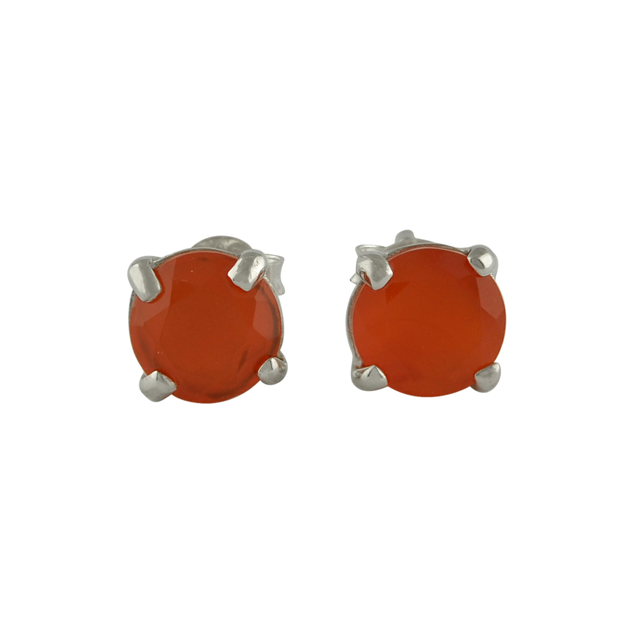 Carnelian Faceted Earrings