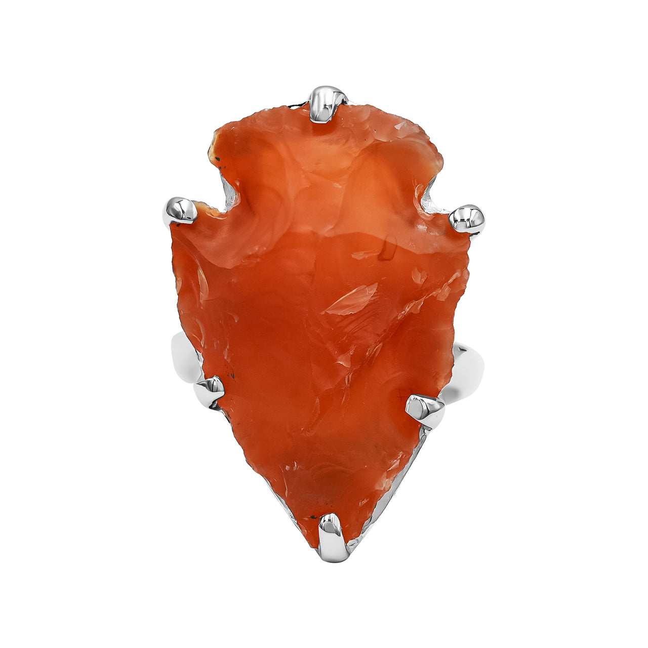 Carnelian Arrowhead Ring