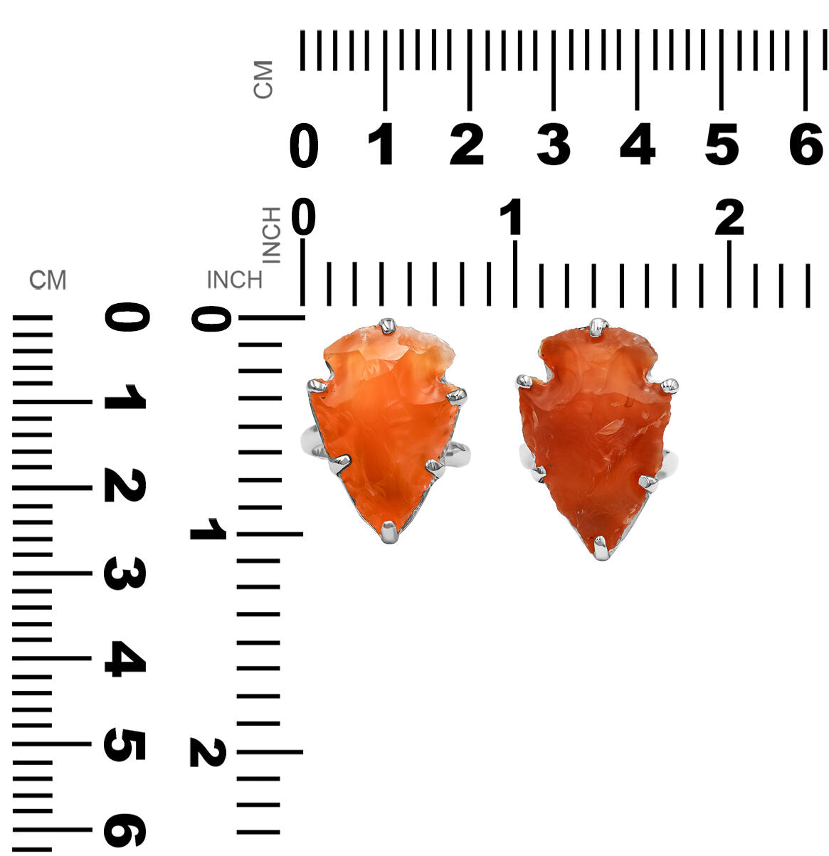 Carnelian Arrowhead Ring