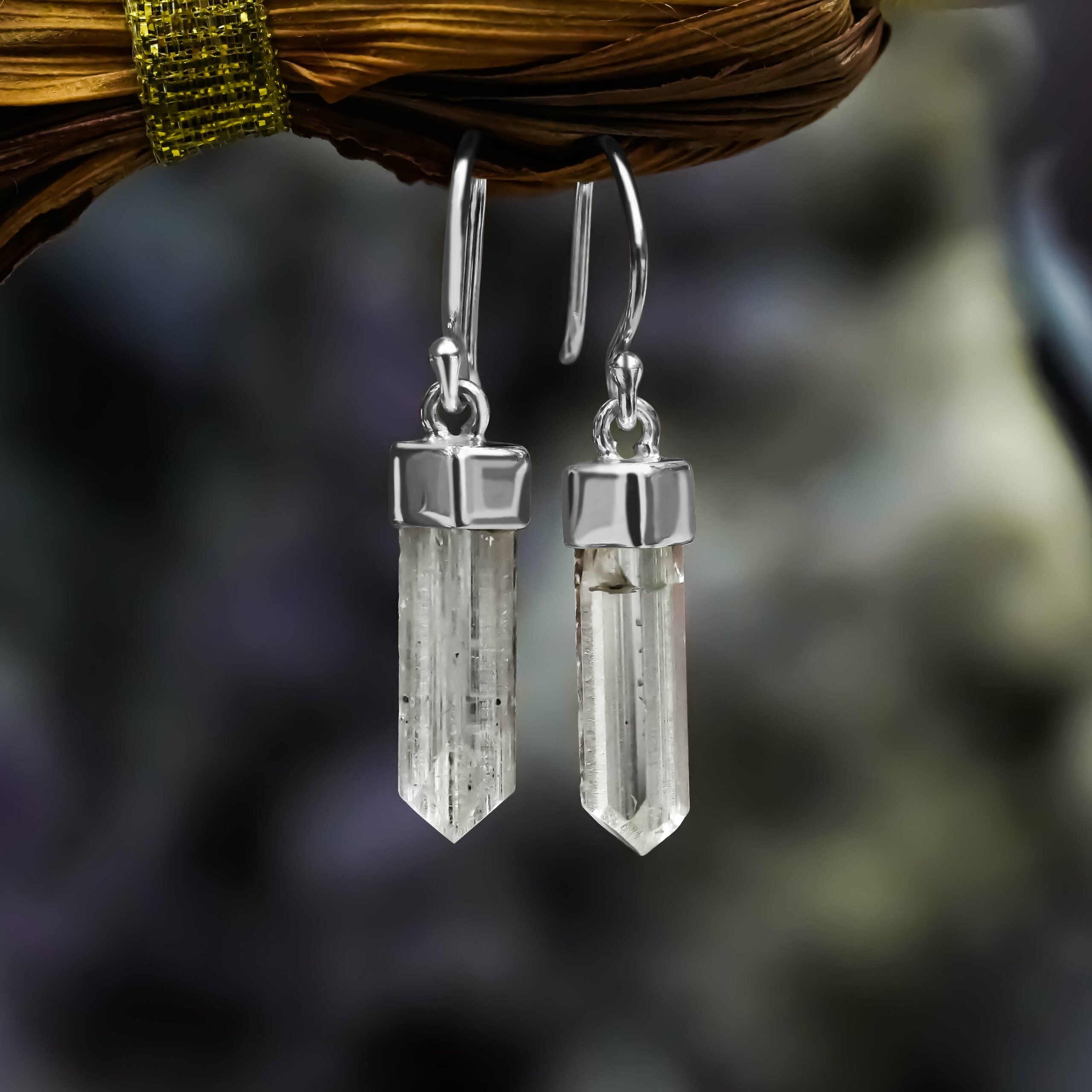 Danburite Crystal Earrings