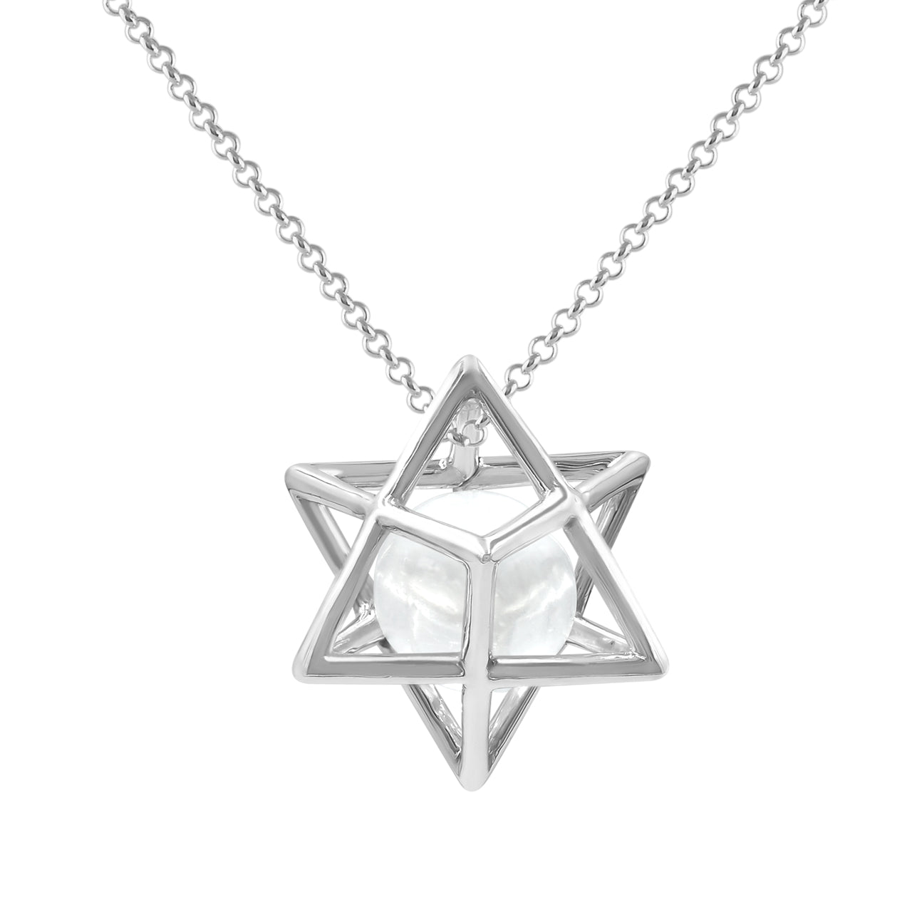 Danburite Merkabah Pendant