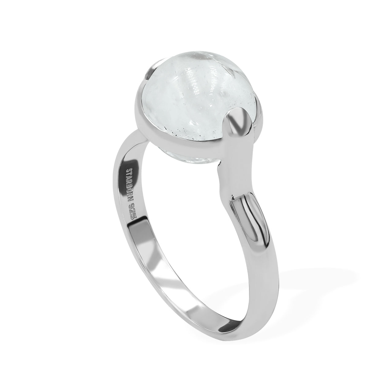 Danburite Sphere Ring