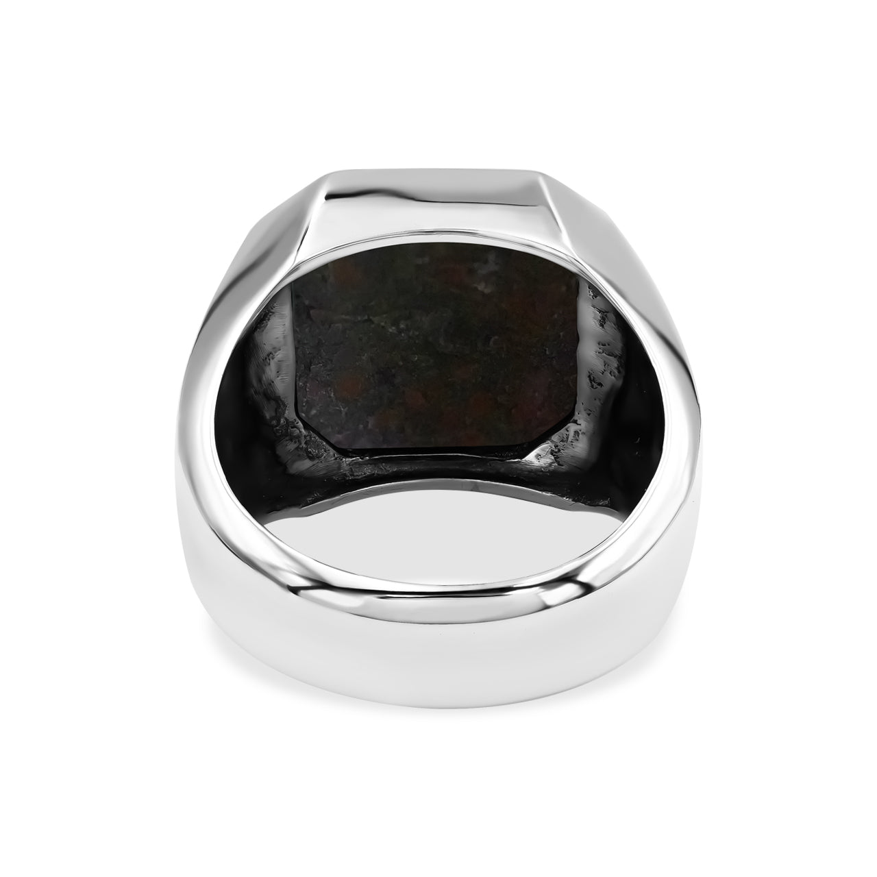 Men's Ring Dinosaur Bone Octagon Shaped