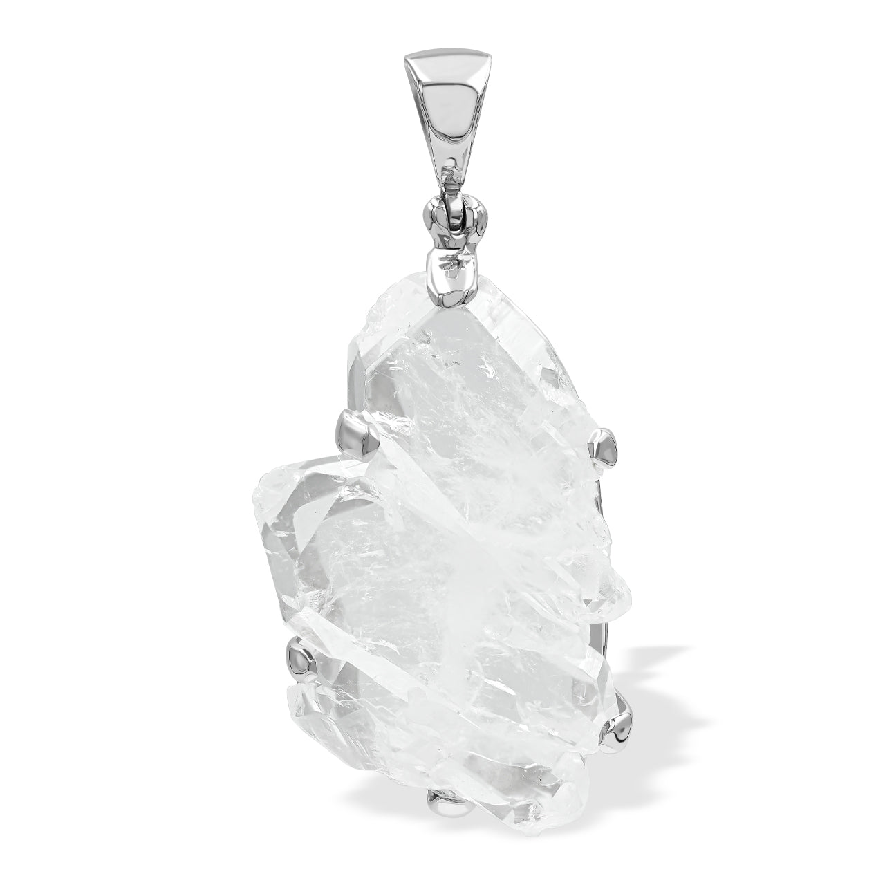 Faden Quartz Pendant Prong Set