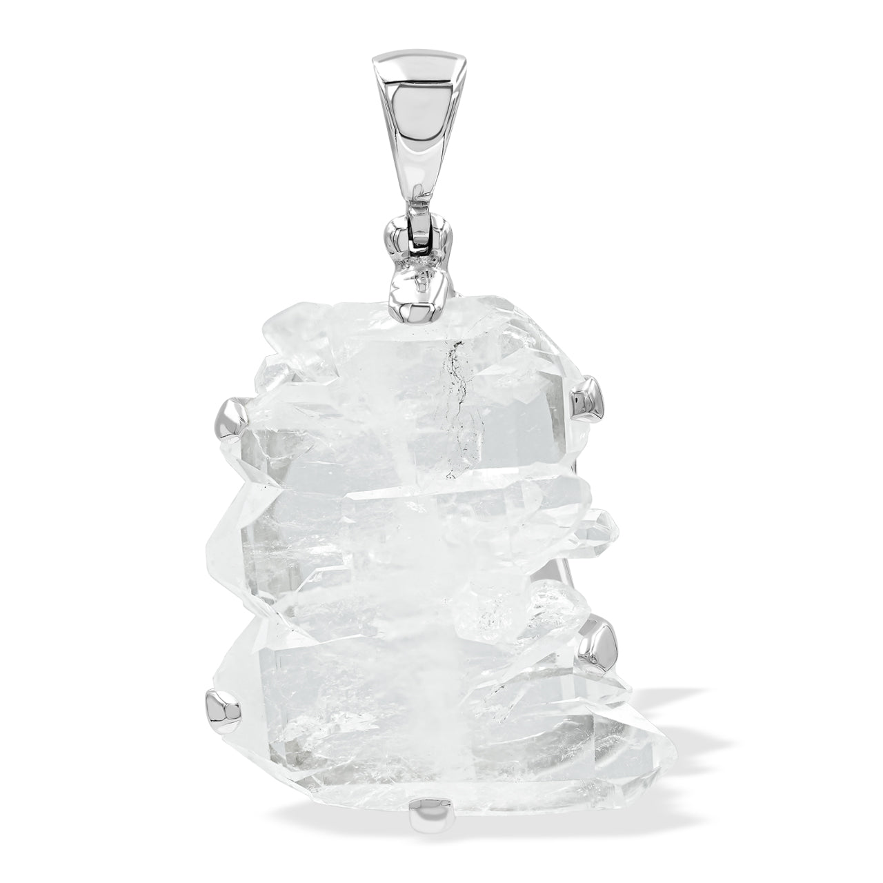 Faden Quartz Pendant Prong Set