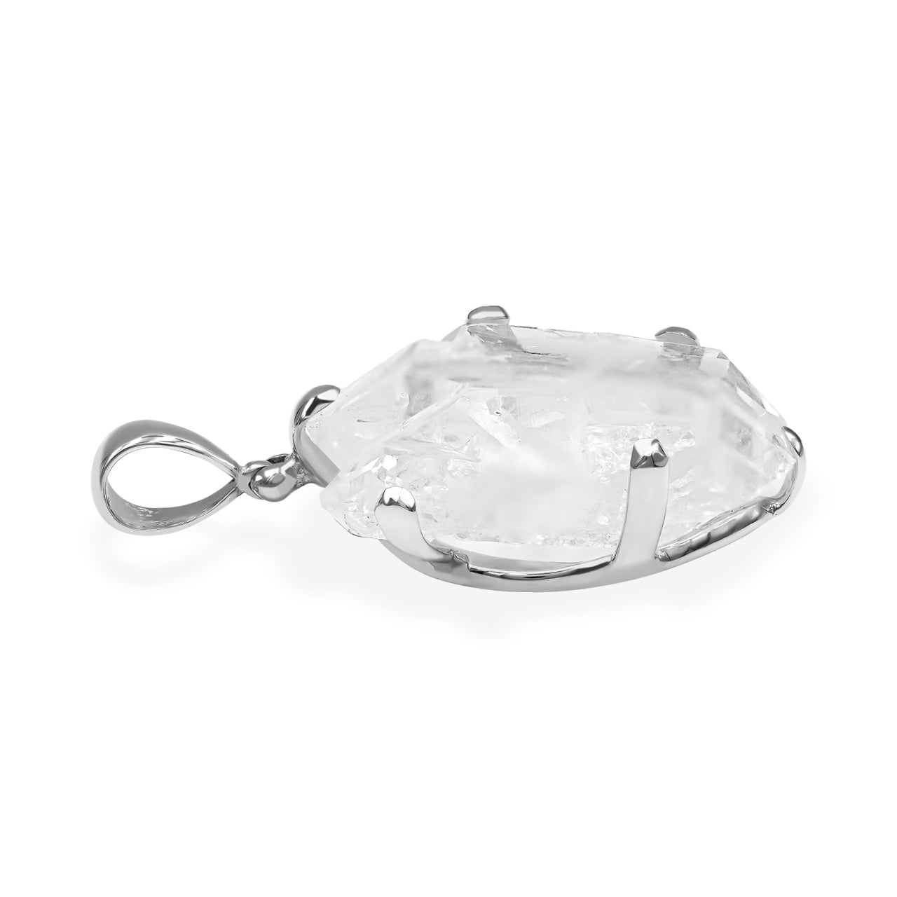 Faden Quartz Pendant Prong Set