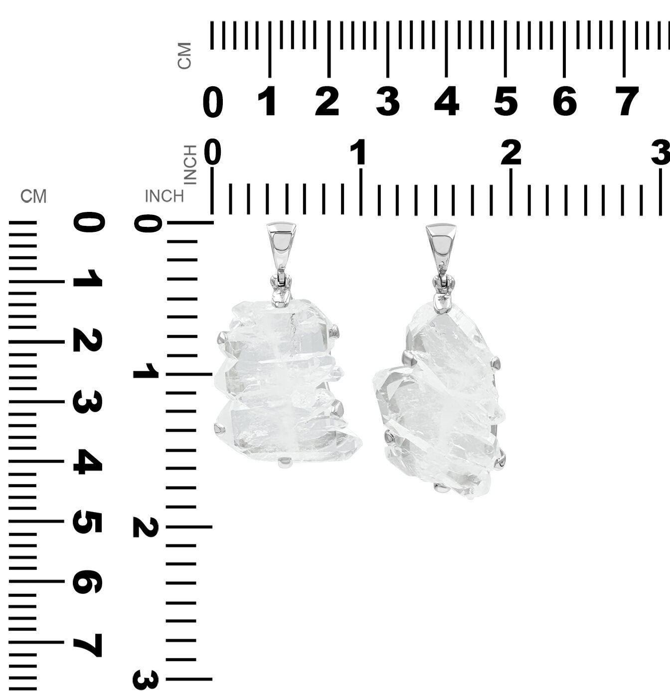 Faden Quartz Pendant Prong Set