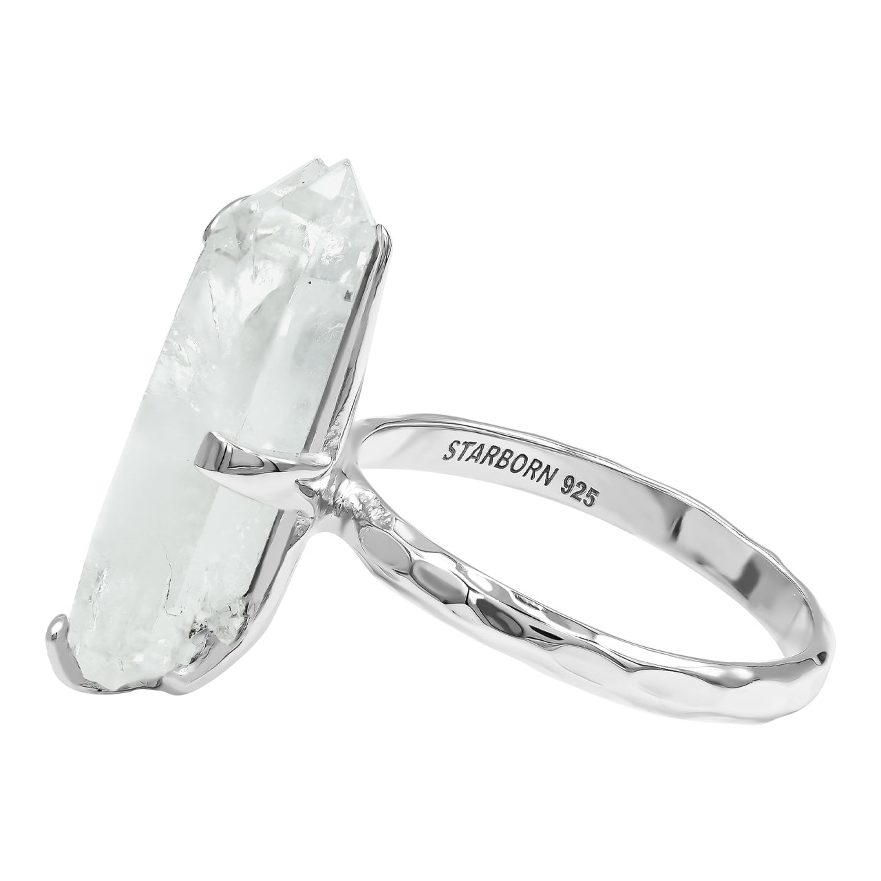 Faden Quartz cast prong set ring