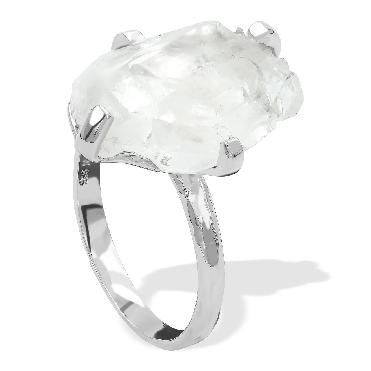 Faden Quartz cast prong set ring