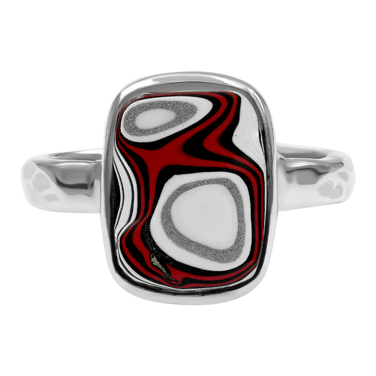 Ring Fordite Rectangle-shaped