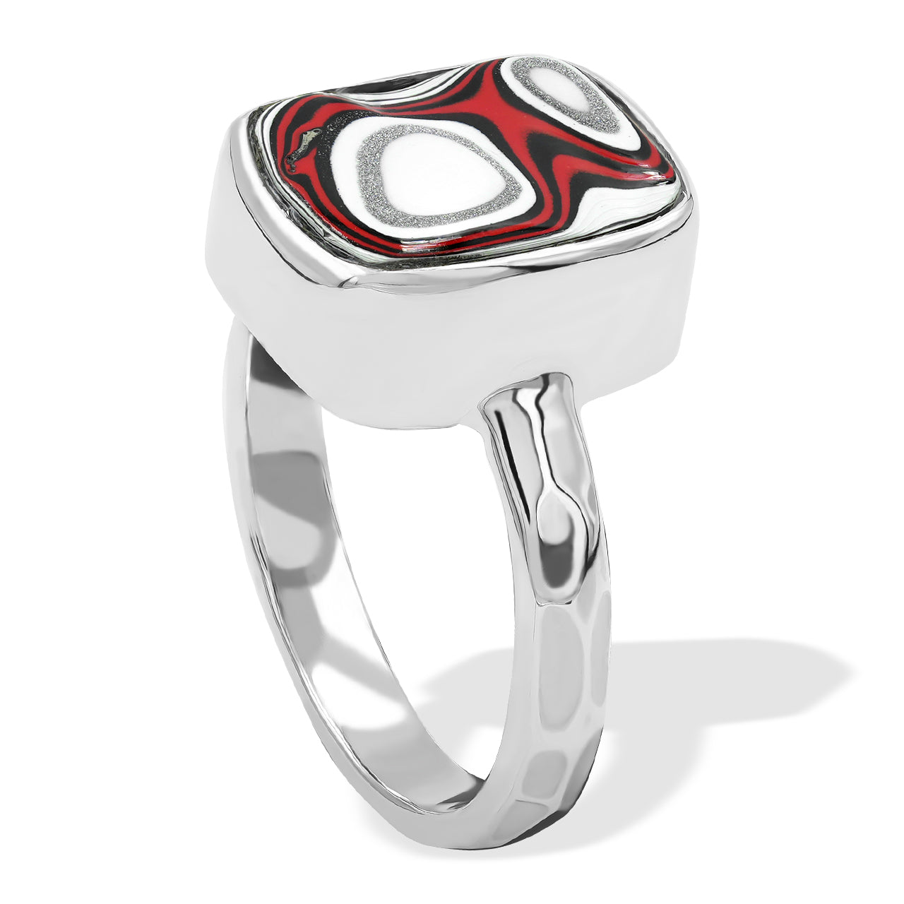 Ring Fordite Rectangle-shaped