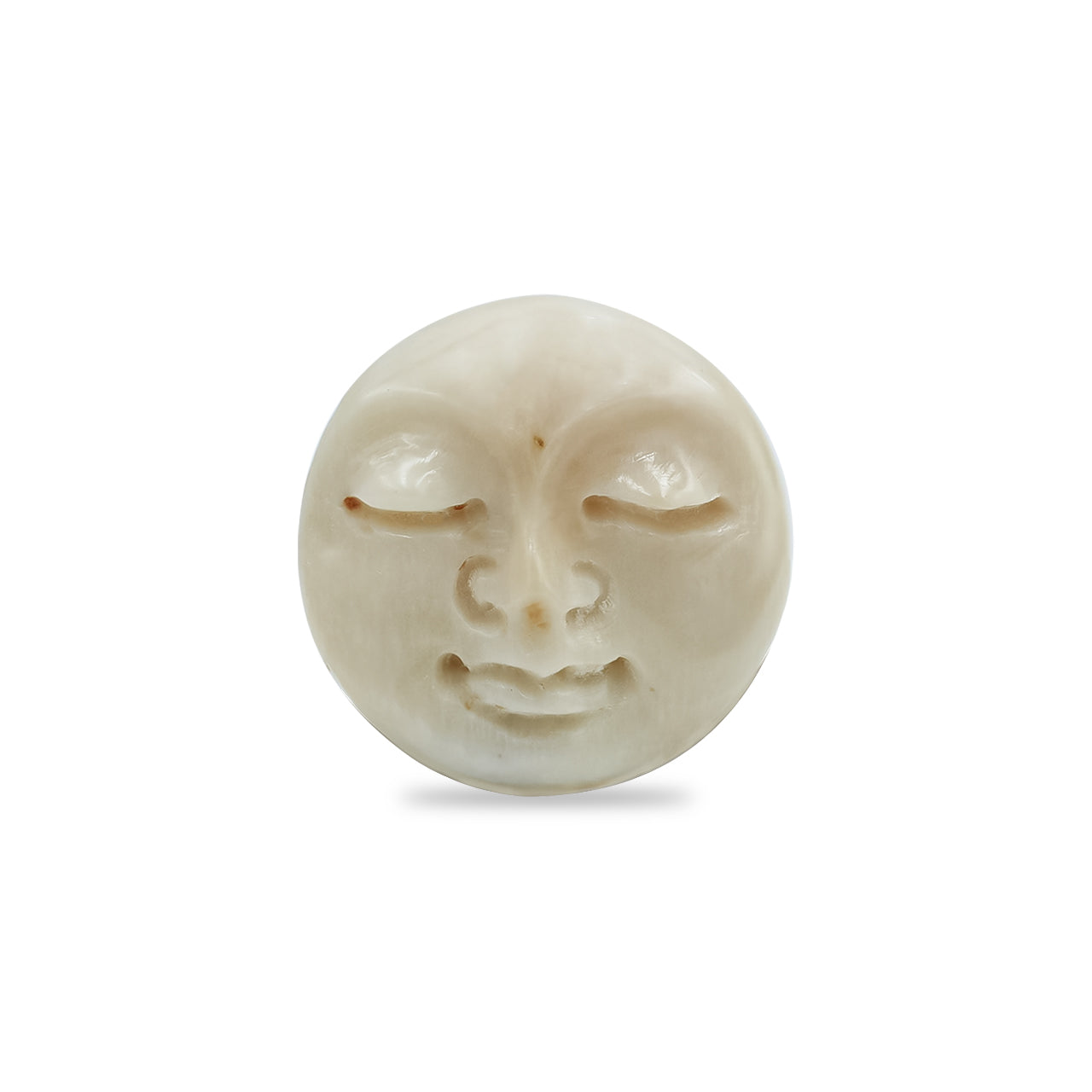 Face Carving Fossil Mammoth Ivory 10 mm