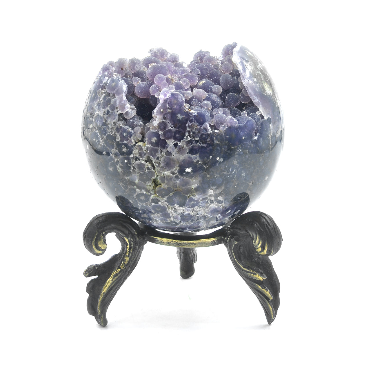 Medium Grape Chalcedony Sphere