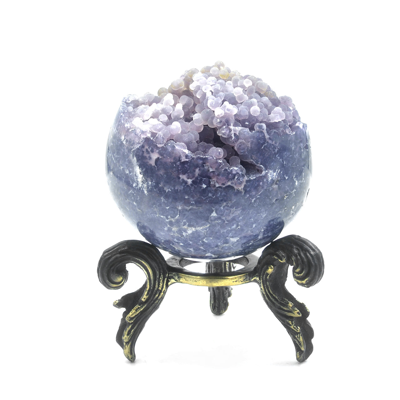 Small Grape Chalcedony Sphere