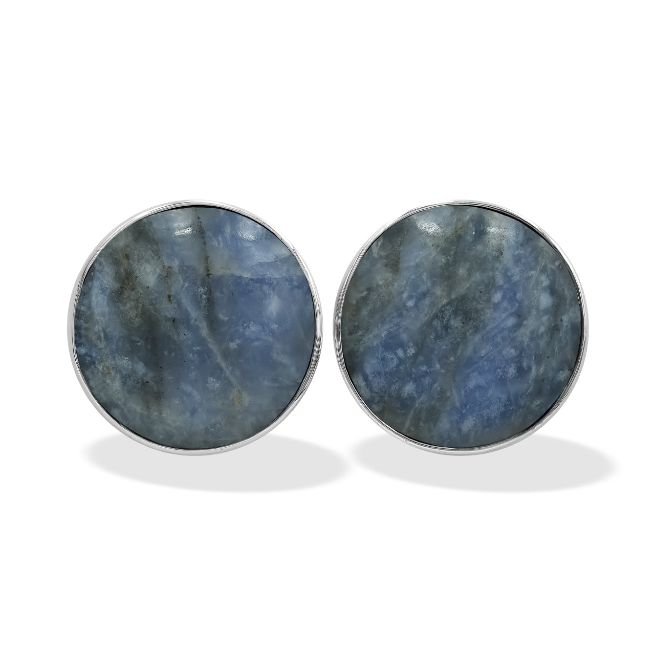 Fluorescent Hackmanite Post Earrings 20mm