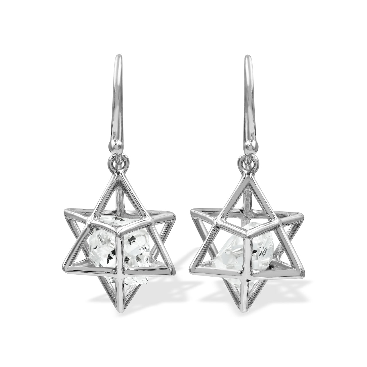 Merkabah  Hermiker Cage Earrings