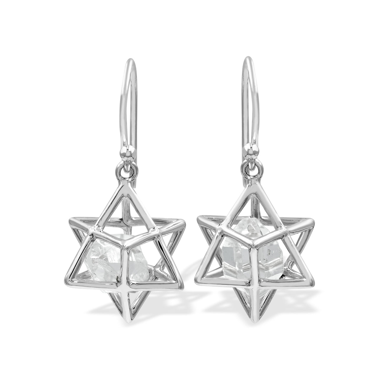 Merkabah  Hermiker Cage Earrings