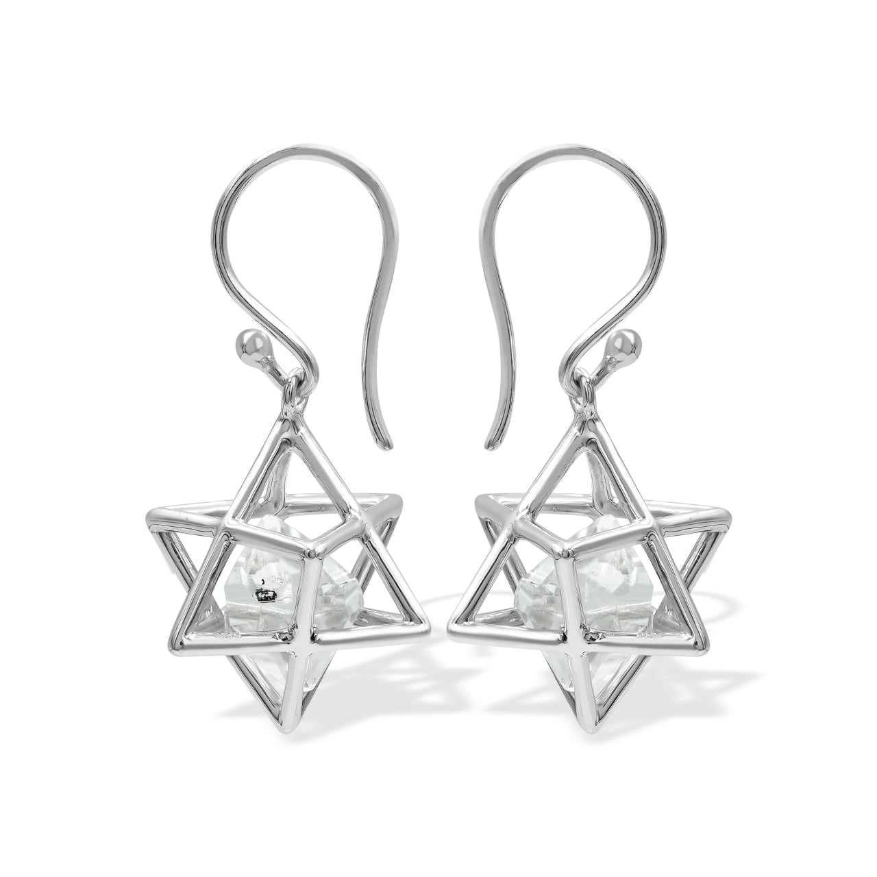 Merkabah  Hermiker Cage Earrings