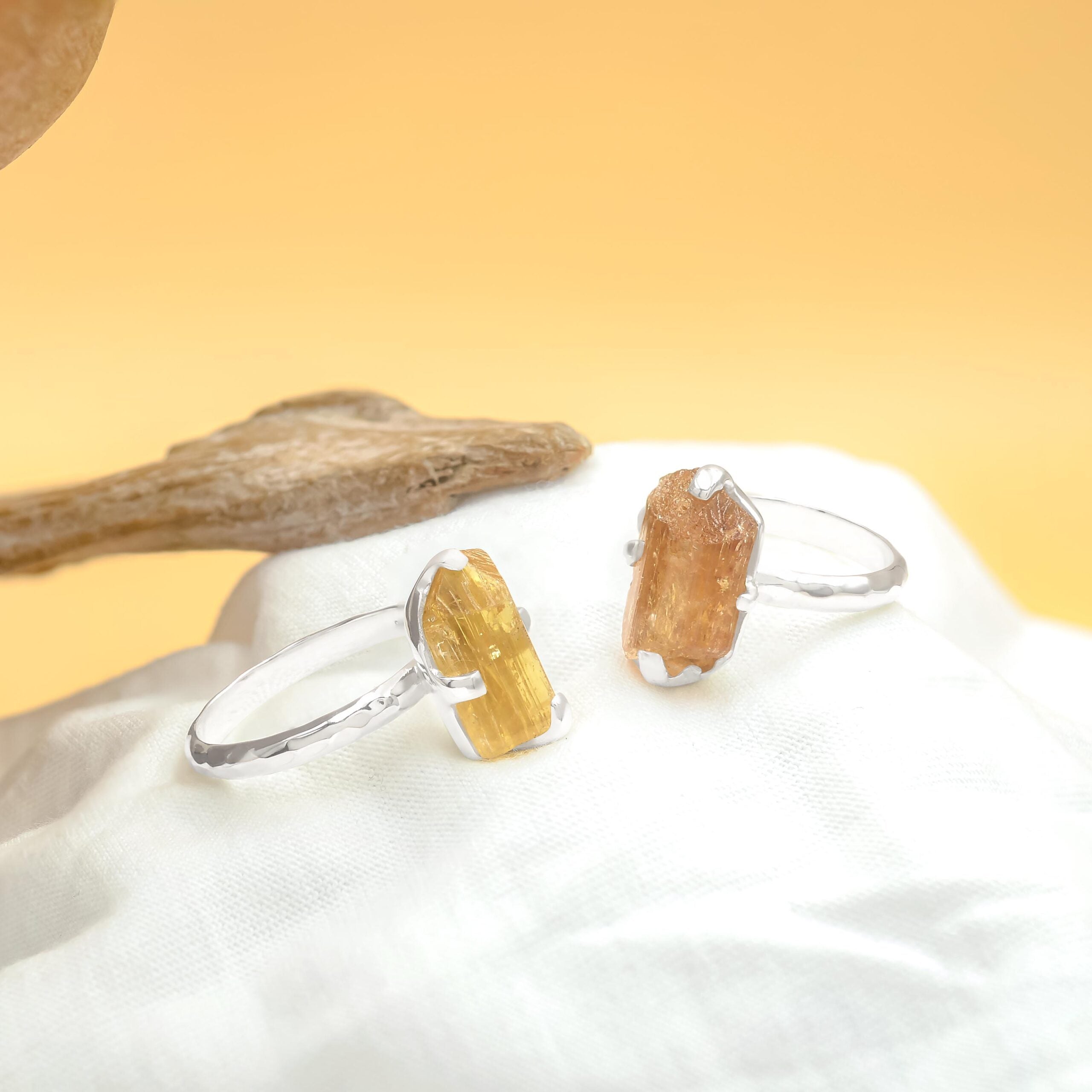 Imperial Topaz Prong Set Ring