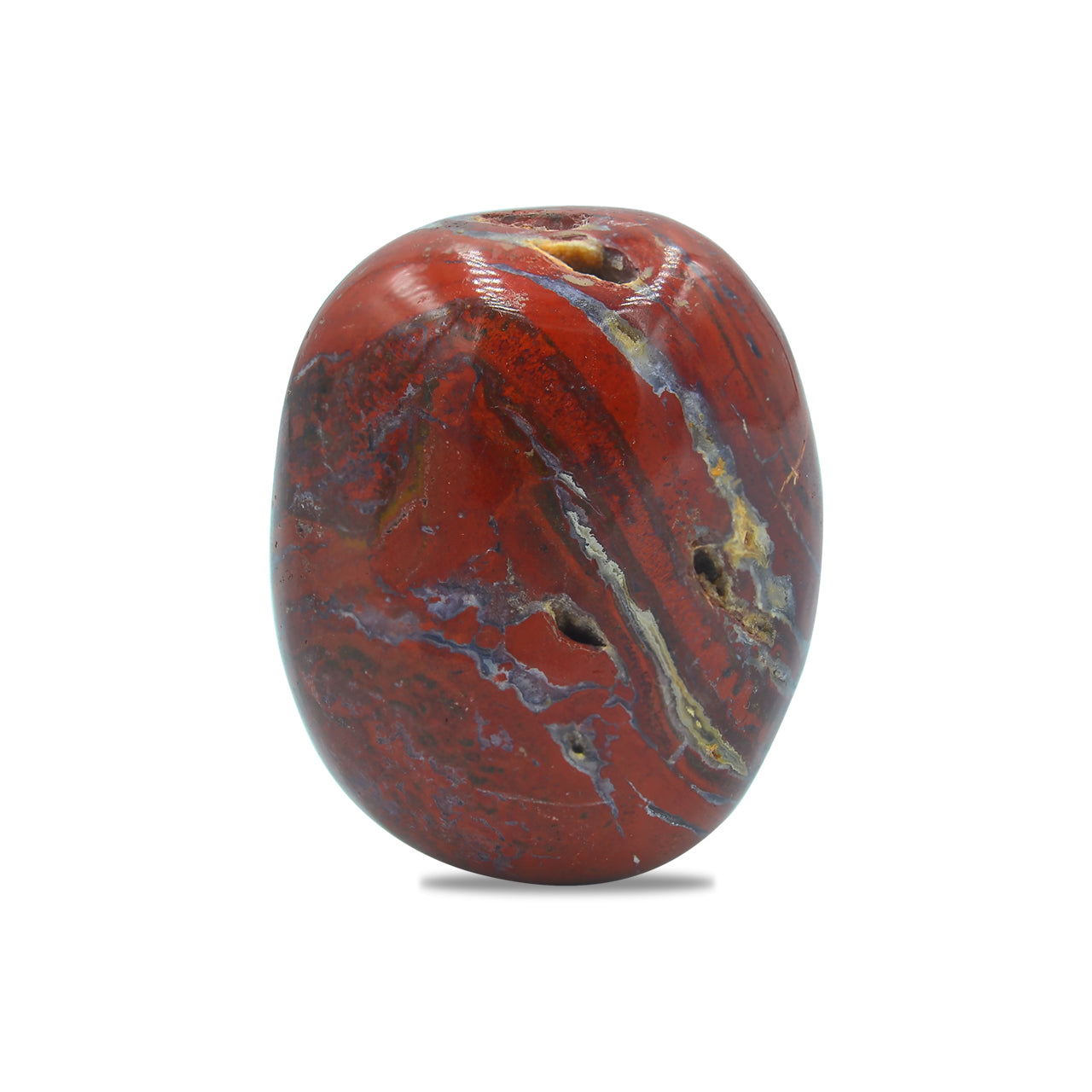 red jasper palm stone