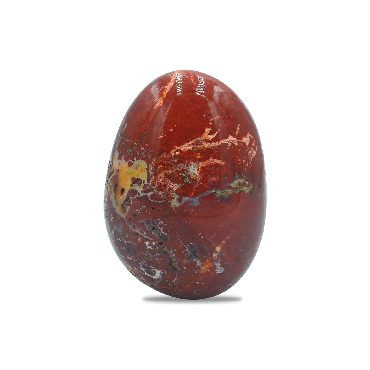 red jasper palm stone