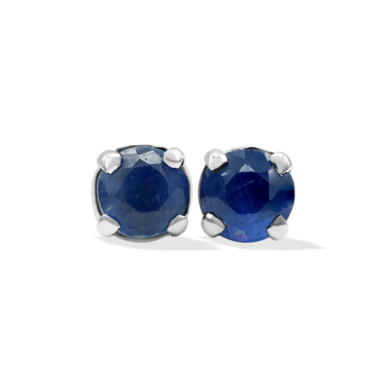 Kyanite Post Style Earrings Round 5 mm