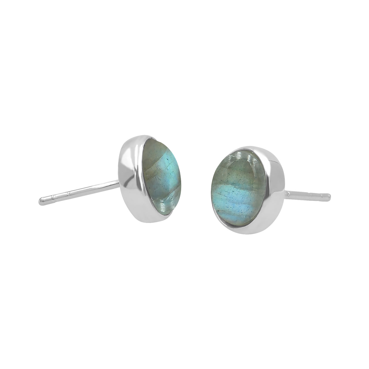 Labradorite Post Style Earrings